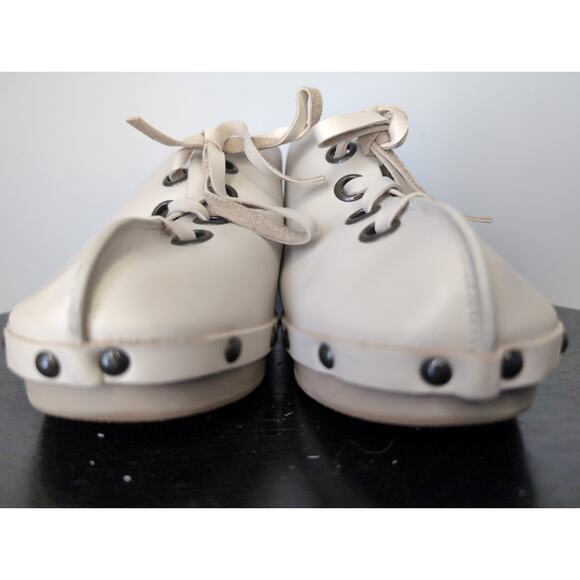 Kelsi Dagger studded lace up embellished platform clogs mules 8.5 - Picture 5 of 7